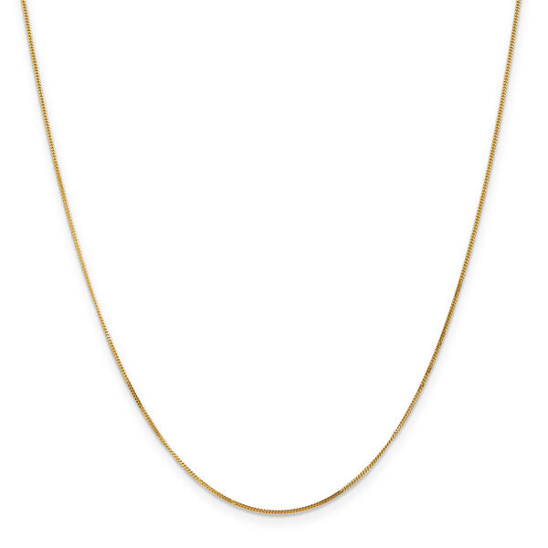 Gold Classics&#40;tm&#41; .9mm. 14k Gold Curb Chain Necklace - image 