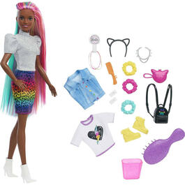 Barbie&#40;R&#41; Leopard Hair Brunette Doll