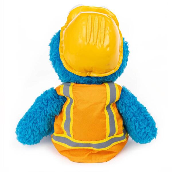Gund Sesame Street&#174; 13in. Construction Worker Cookie Monster