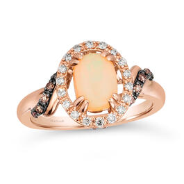 Le Vian&#40;R&#41; Rose Gold Opal & Diamond Ring