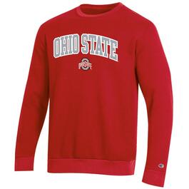 Mens Champion Ohio State Fleece Crew Sweatshirt