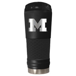 NCAA Michigan Wolverines Powder Coated Stainless Steel Tumbler