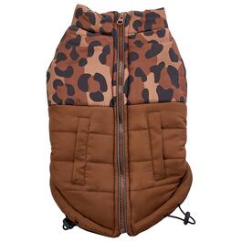 Northpaw Leopard Quilted Pet Jacket