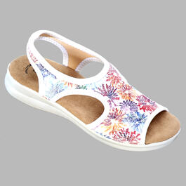 Womens Flexus by Spring Step Yamante Floral Slingback Sandals