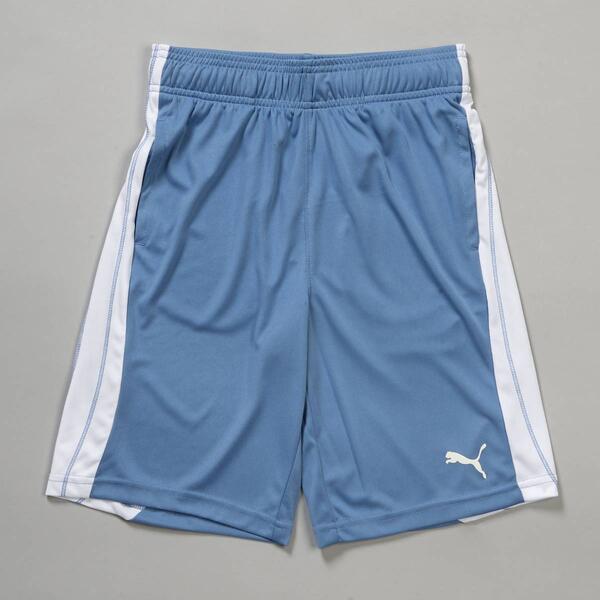 Boys (8-20) Puma Form Stripe Shorts - Light Blue - image 