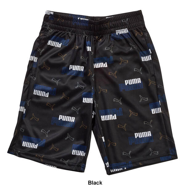 Boys &#40;8-20&#41; Puma Logo Lab Print Mesh Shorts