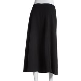 Womens Briggs Solid Bi-Stretch Gored Long Skirt