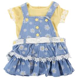 Baby Girl &#40;12-24M&#41; Little Lass&#40;R&#41; 2pc. Daisy Lace Trim Dress Set