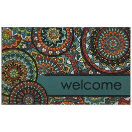 Mohawk Home Bohemian Kingdom Mosaic Welcome Rectangle Doormat