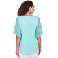 Womens Skye''s The Limit Soft Side Elbow Flare Sleeve Top - image 2