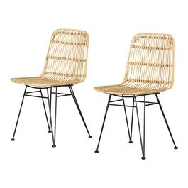 South Shore Balka Rattan Dining Chair - Set of 2
