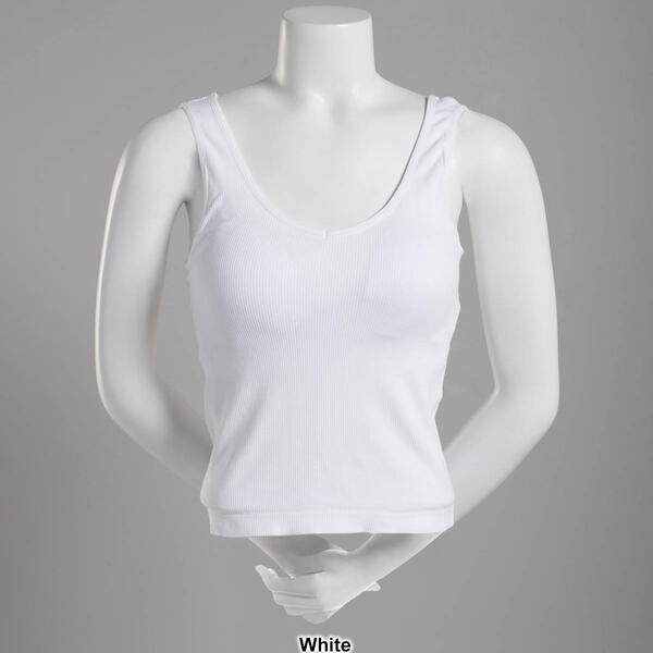 Juniors No Comment Seamless Molded Cup Tank