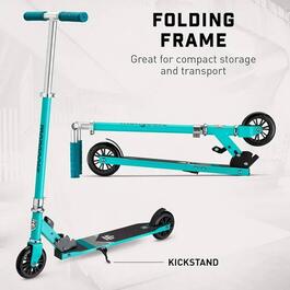 Mongoose Trace Youth Kick Scooter - Teal