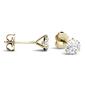 Charles &amp; Colvard(R) Moissanite 1ctw. Gold Stud Earrings - image 1