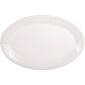 Home Essentials Pure White 14in. Oval Bead Serving Platter - image 2