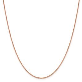 Gold Classics&#40;tm&#41; 1.25mm. 14k Rose Gold Spiga Chain Necklace