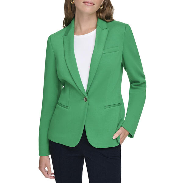 Womens Tommy Hilfiger One Button Notch Collar Jacket - image 