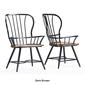 Baxton Studio Longford Vintage Set of 2 Dining Arm Chairs - image 2