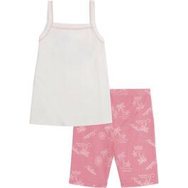 Toddler Girl Nautica Tropical Tank Top & Bike Shorts Set