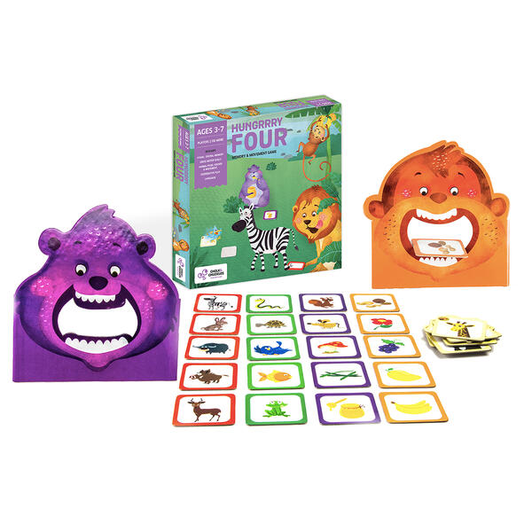 Chalk N Chuckles Hungrrry Four Memory Game - image 