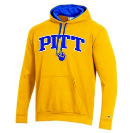 Mens Champion University of Pittsburgh Pullover Hoodie
