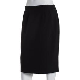 Petite Kasper Stretch Crepe Slim Suit Separates Skirt