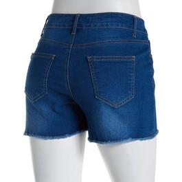 Juniors California Vintage &quot;Sun Touched&quot; Frayed Denim Shorts