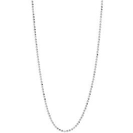 16in. Sterling Silver Bead Chain Necklace