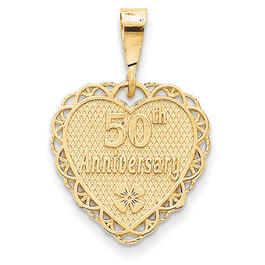 Gold Classics&#40;tm&#41; 14kt. Gold 50th Anniversary Pendant