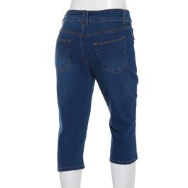 Womens Faith Jeans 17in. Double Stack Skimmers