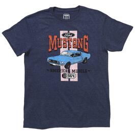 Young Mens American Muscle Ford Mustang Graphic Tee