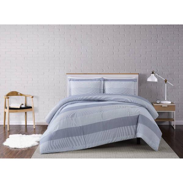 Truly Soft 180 Thread Count Stripe Comforter Set - image 