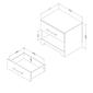 South Shore Primo 1 Drawer Nightstand - image 8