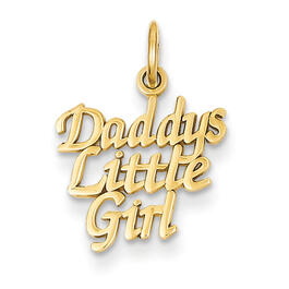 Gold Classics&#40;tm&#41; 14kt. Gold Daddy's Little Girl Charm