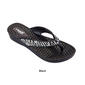 Womens Capelli New York Zebra Gem Flip Flop Sandals - image 4