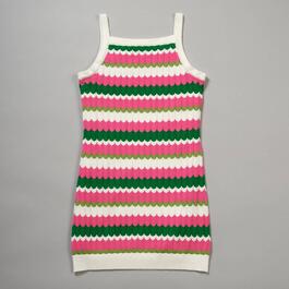 Girls &#40;7-16&#41; Rare Editions Crochet Striped Dress