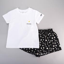 Girls &#40;7-16&#41; Skechers&#40;tm&#41; Daisy Embroidered Tee & Shorts Set