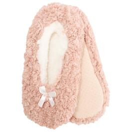 Womens Fuzzy Babba Super Poodle Slippers