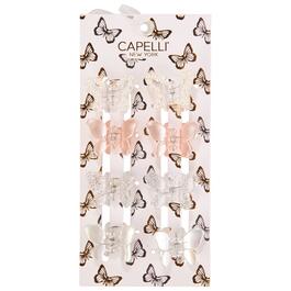 Girls Capelli New York 8pc. Medium Butterfly Claw Clips