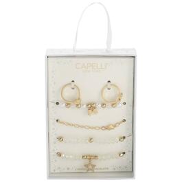 Girls Capelli New York&#40;R&#41; 6pc. Mixed Bracelet & Ring Set