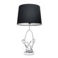 Elegant Designs Mod Art Polished Chrome Table Lamp w/Black Shade - image 7