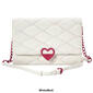Betsey Johnson Heart Quilted Minibag - image 5