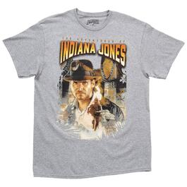 Young Mens Short Sleeve Indiana Jones Graphic T-Shirt