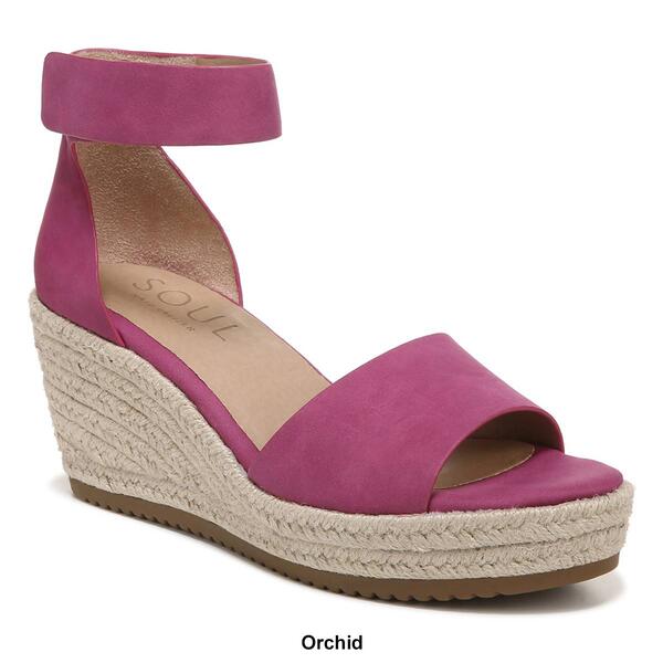 Womens SOUL Naturalizer Oakley Espadrille Wedge Sandals