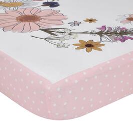 NoJo Keep Blooming Photo Op Fitted Crib Sheet