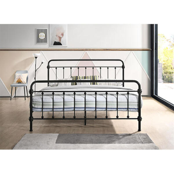 Elements Lucy Metal Bed Headboard & Foot Board Support System