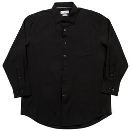 Mens Christian Aujard Regular Fit Long Sleeve Dress Shirt - Black
