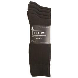Mens Ike Behar 5pk. Dress Socks - Black