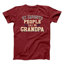 Mens Call Me Grandpa Graphic Tee