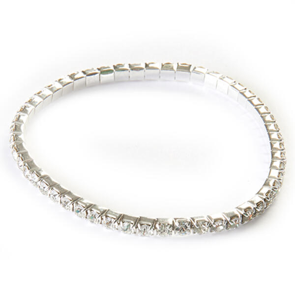 Rosa Rhinestones Crystal Stretch Bracelet - image 
